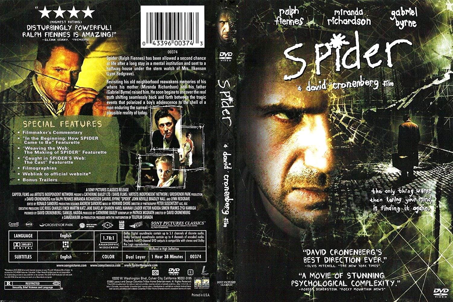 مشاهدة فيلم Spider 2002 مترجم