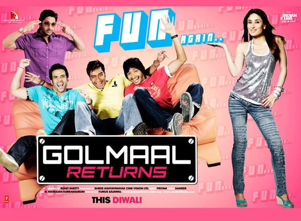 مشاهدة فيلم Golmaal Returns 2008 مترجم