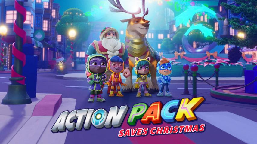 مشاهدة فيلم The Action Pack Saves Christmas 2022 مترجم